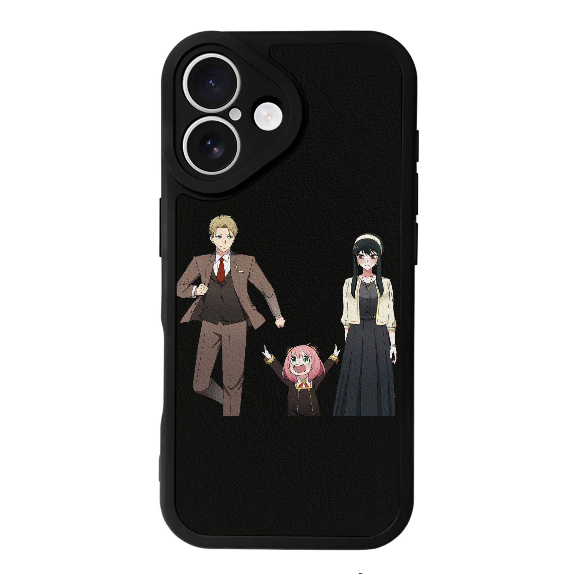 （画像用） SPY×FAMILY间谍家家酒 【iPhone 16シリーズ対応】シリコンスマホケース（レザー調） 材質：シリコン